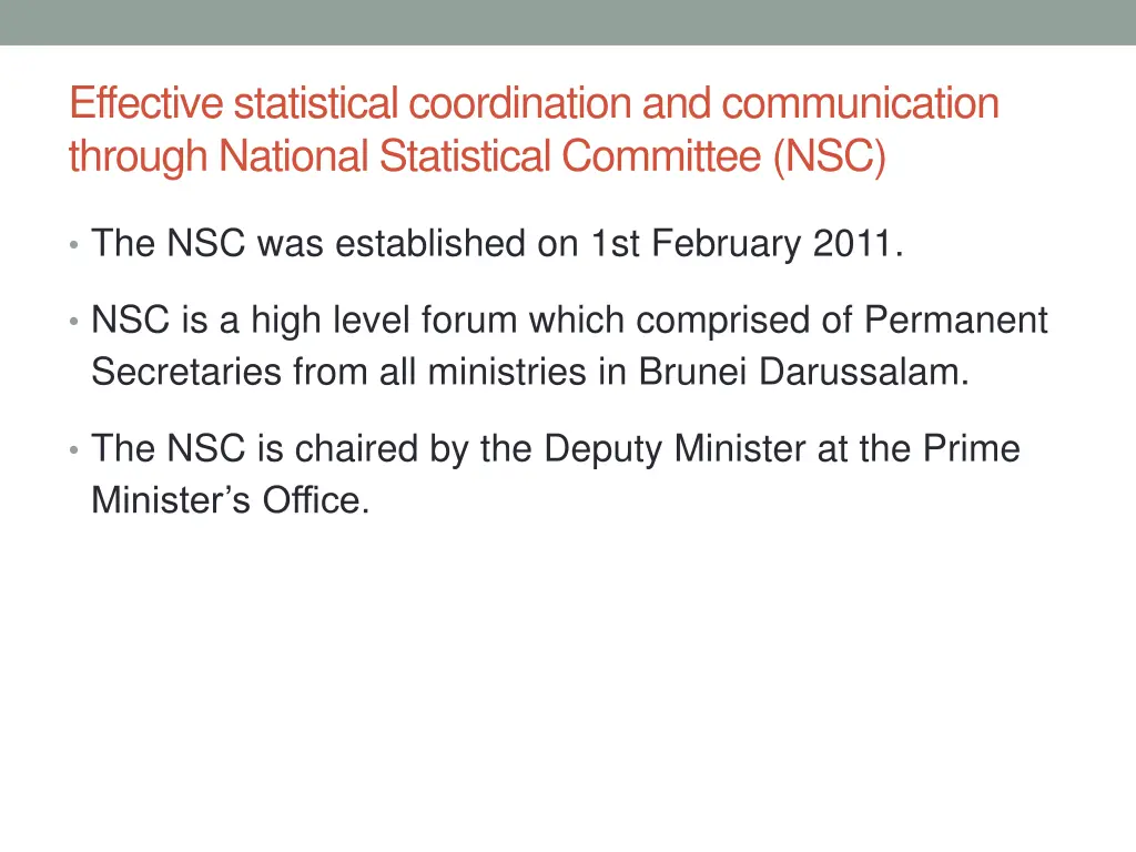 effective statistical coordination