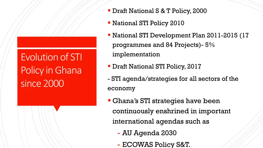 draft national s t policy 2000