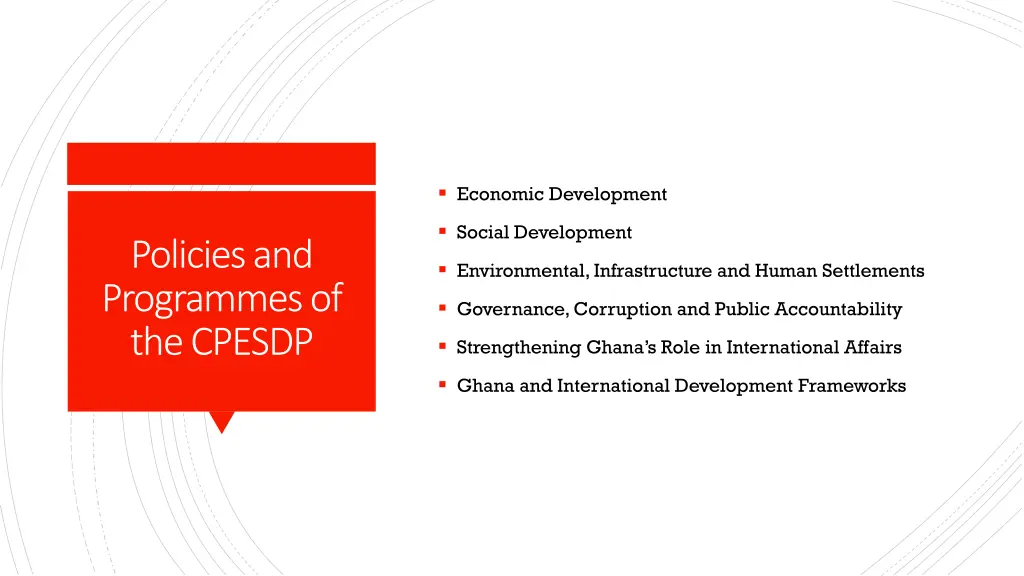 economic development