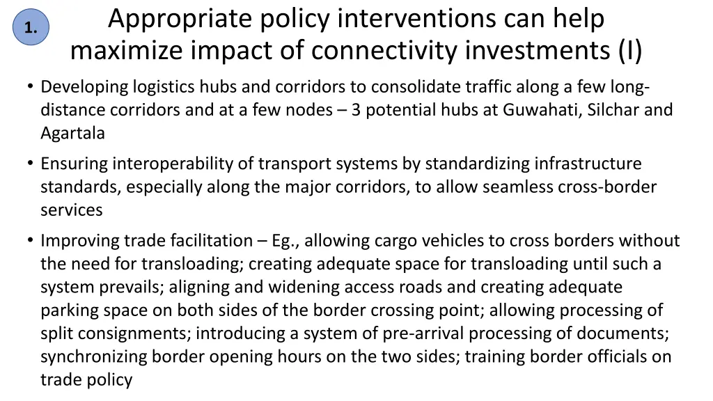 appropriate policy interventions can help