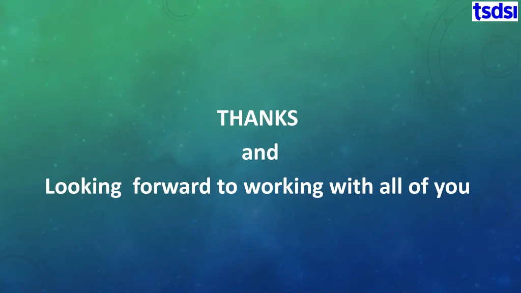 thanks and