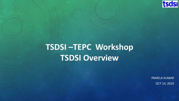 tsdsi tepc workshop tsdsi overview