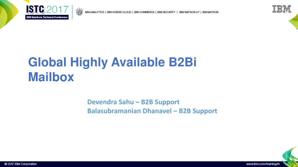global highly available b2bi mailbox