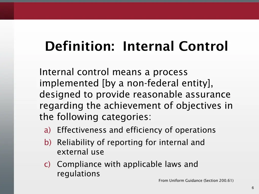 definition internal control