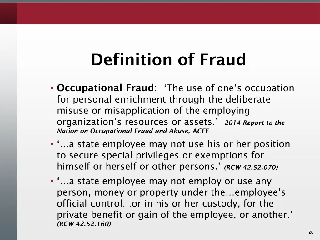 definition of fraud