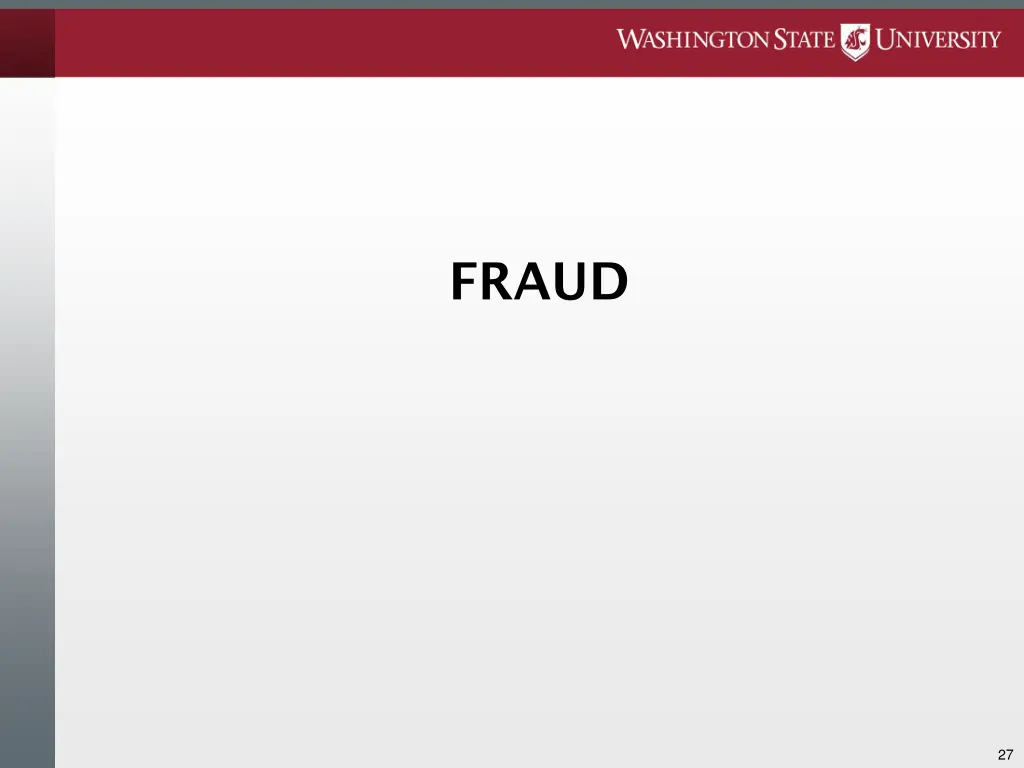 fraud