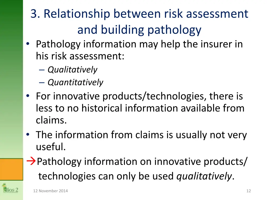3 relationship between risk assessment