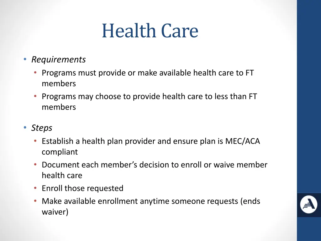 health care