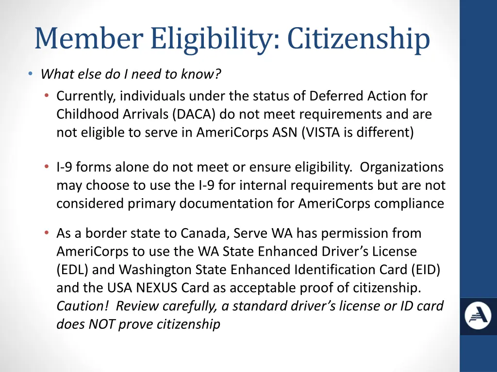 member eligibility citizenship 1
