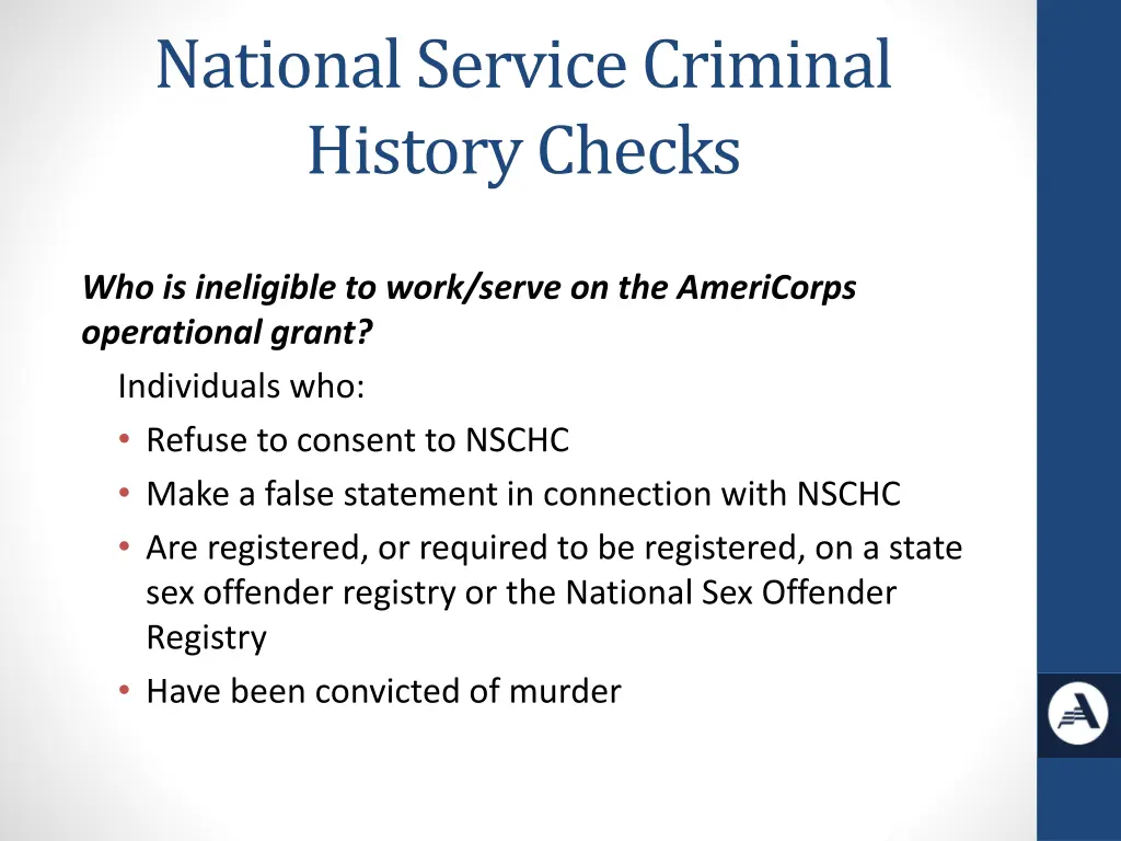 national service criminal history checks 2