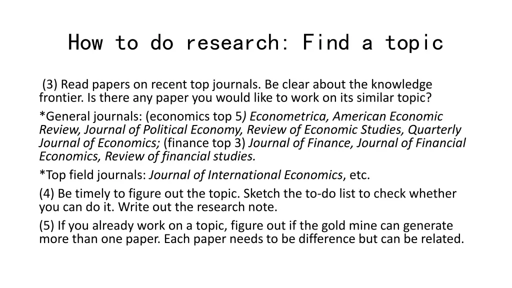 how to do research find a topic 1