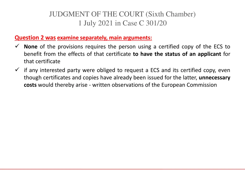 judgment of the court sixth chamber 1 july 2021 14