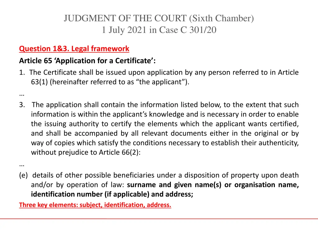 judgment of the court sixth chamber 1 july 2021 9