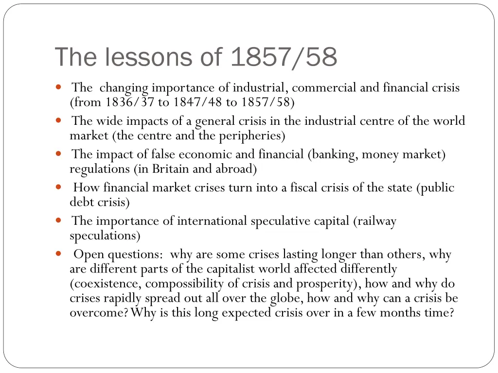 the lessons of 1857 58