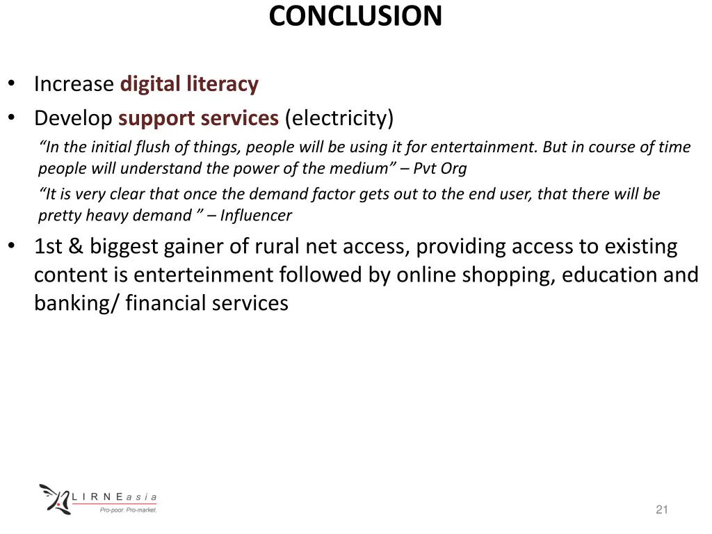 conclusion 1