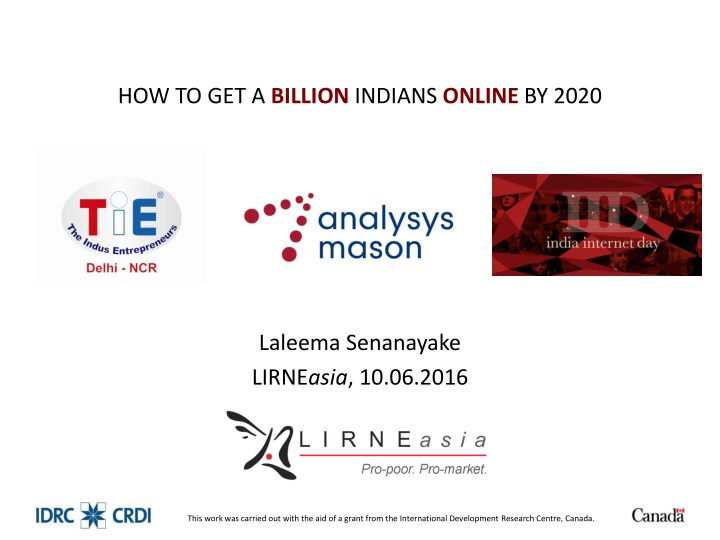 how to get a billion indians online by 2020