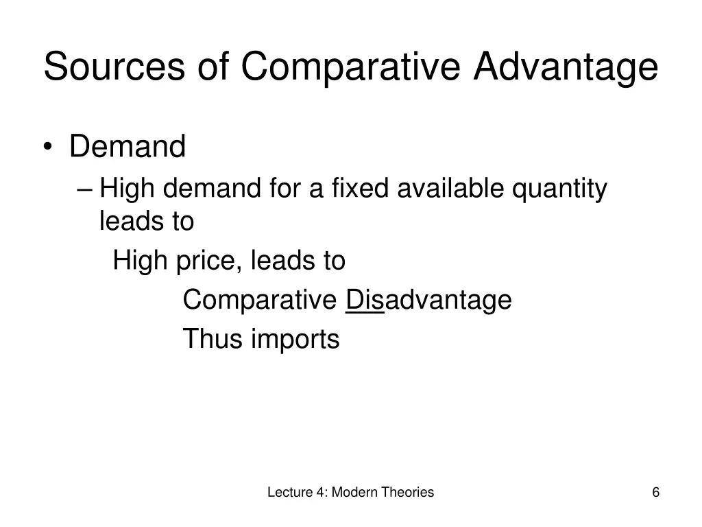sources of comparative advantage 3