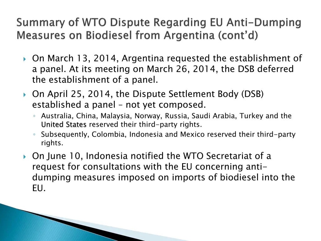 on march 13 2014 argentina requested