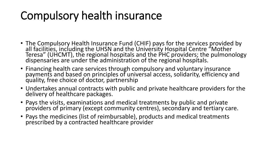 compulsory health insurance compulsory health
