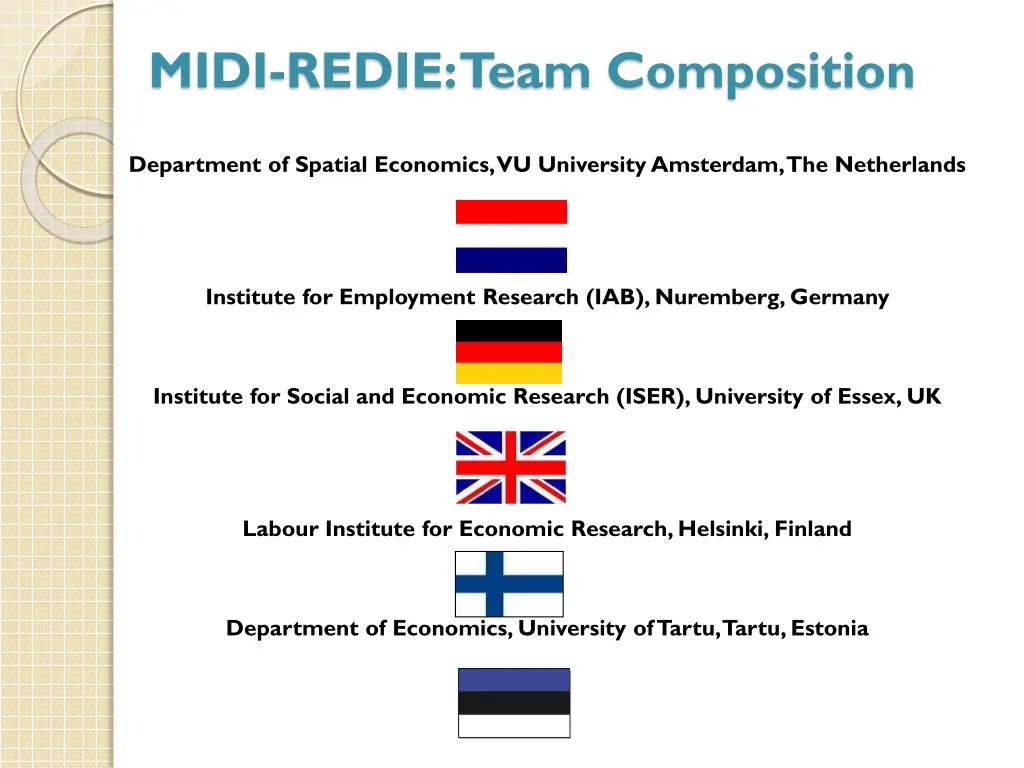 midi redie team composition