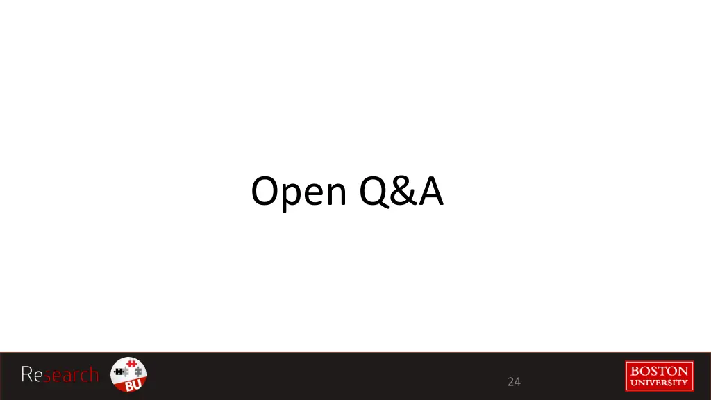 open q a