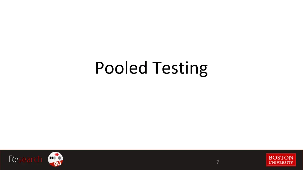 pooled testing