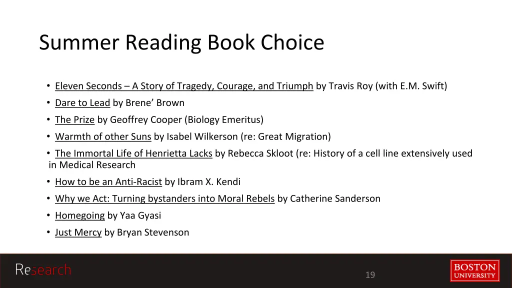 summer reading book choice 1