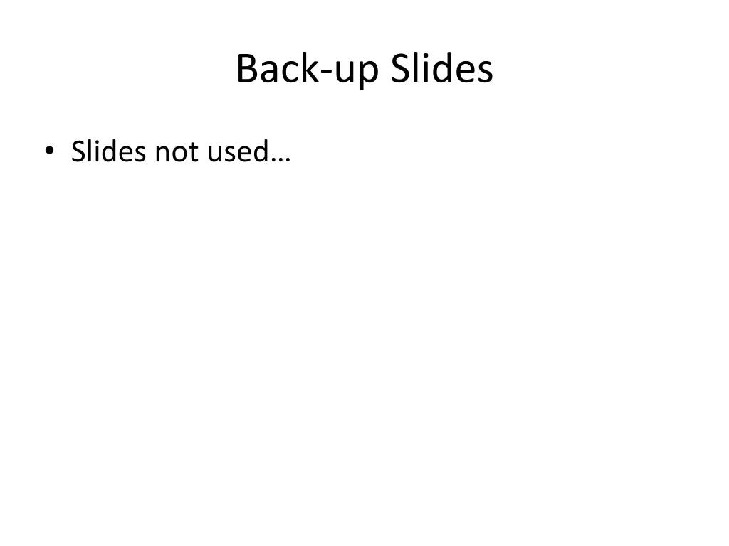 back up slides