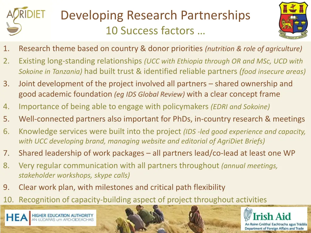 developing research partnerships 10 success