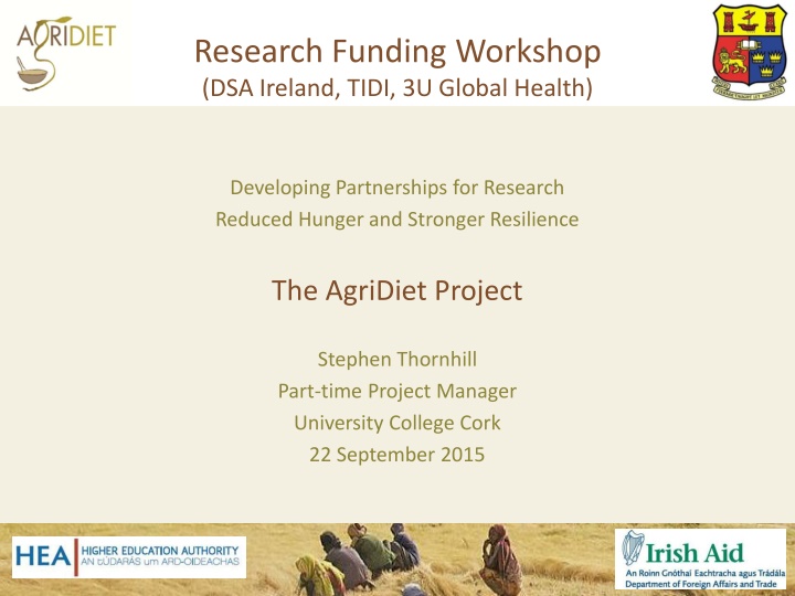 research funding workshop dsa ireland tidi