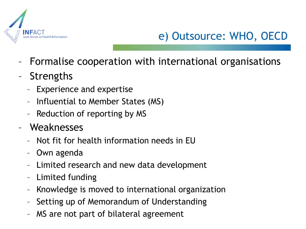 e outsource who oecd