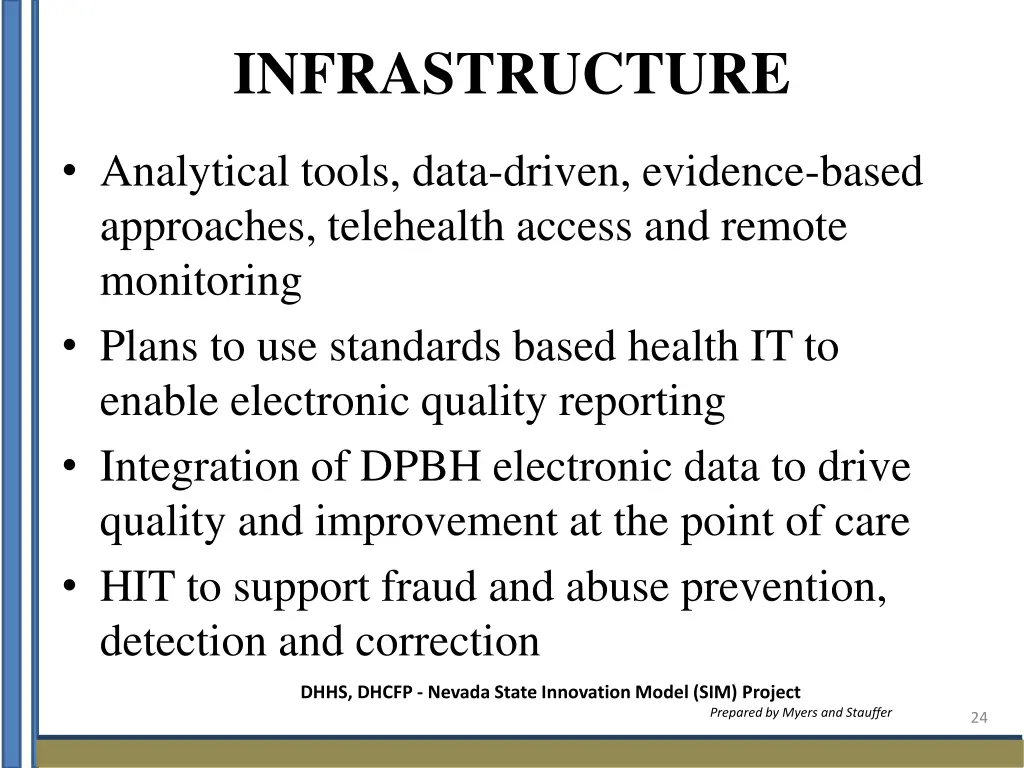 infrastructure