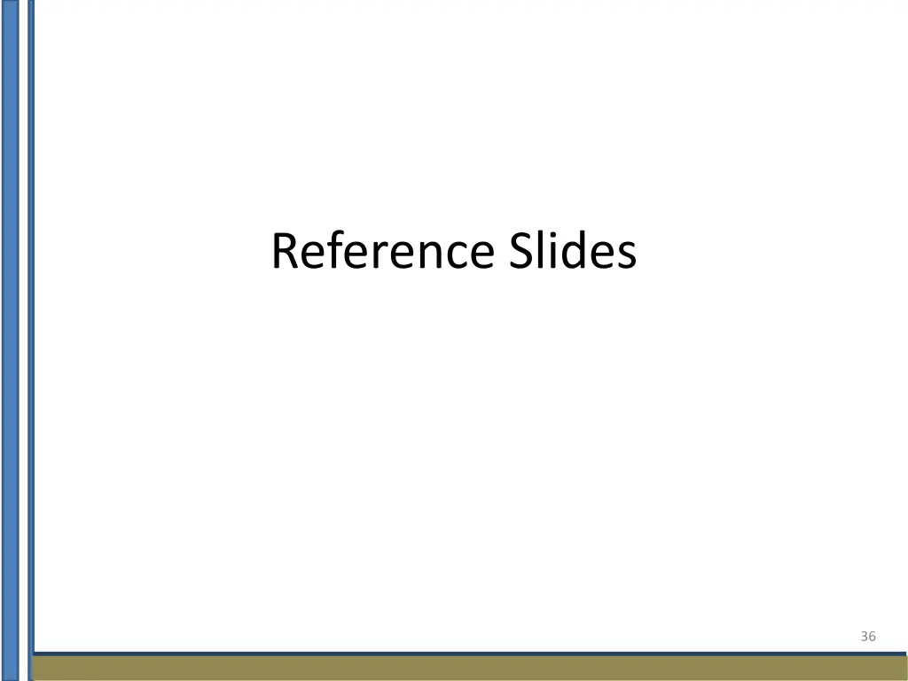 reference slides