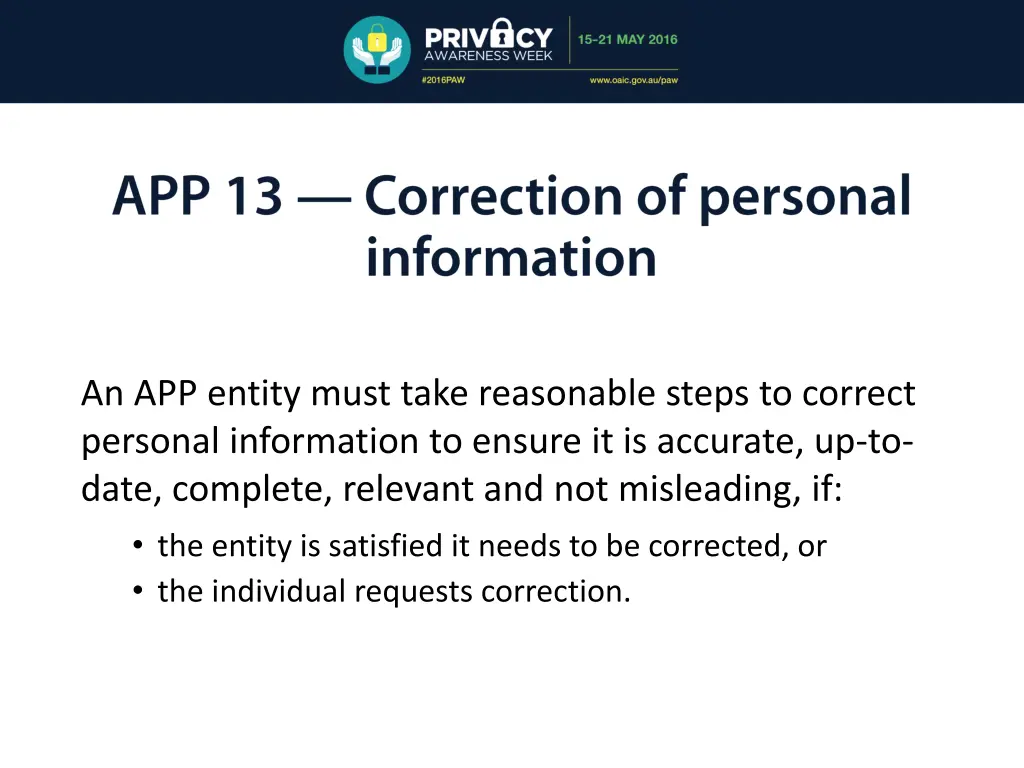 an app entity must take reasonable steps 1