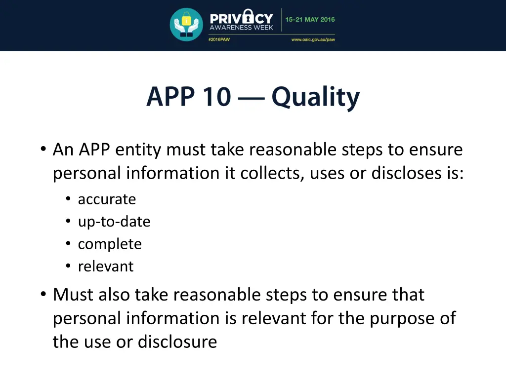 an app entity must take reasonable steps