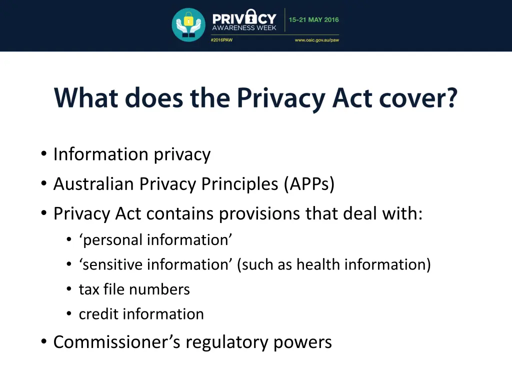 information privacy australian privacy principles