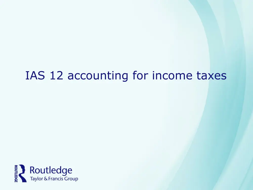 ias 12 accounting for income taxes