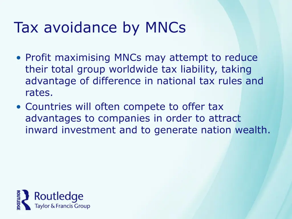 tax avoidance by mncs