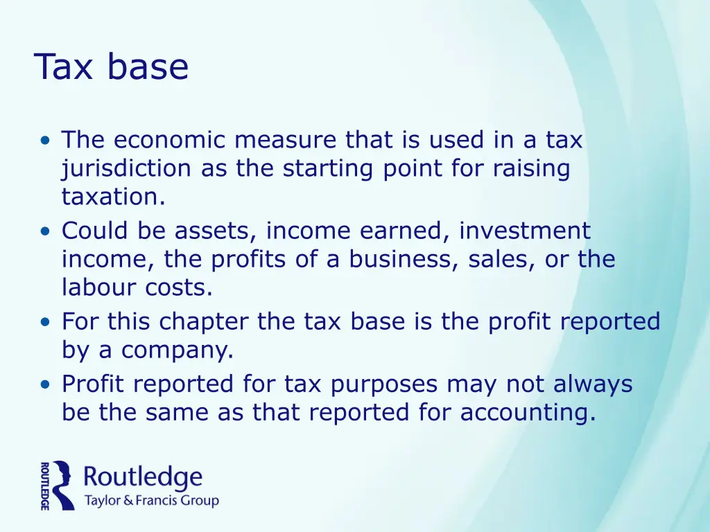 tax base
