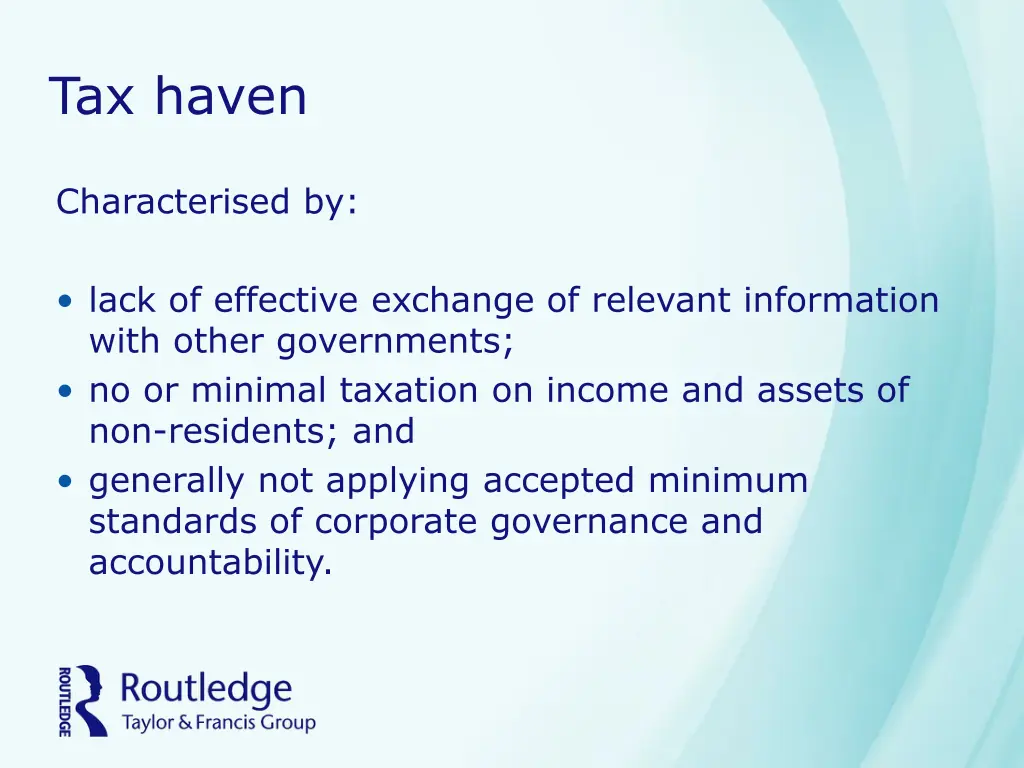 tax haven