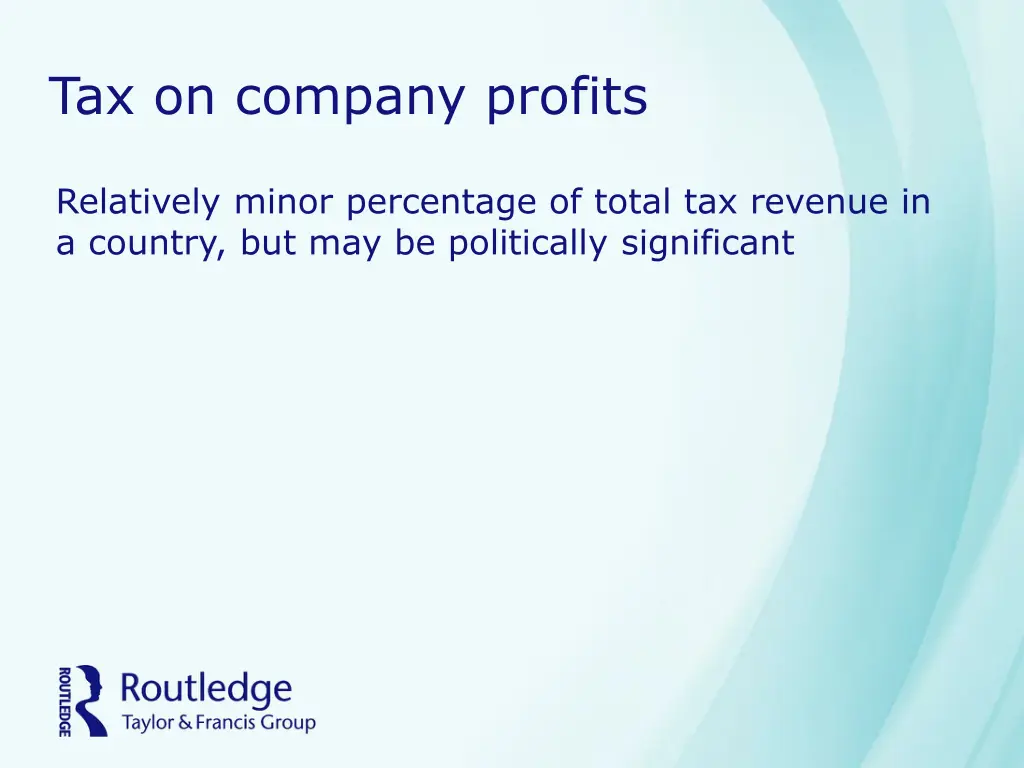 tax on company profits