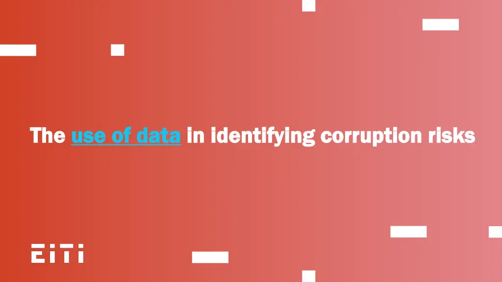 the the use of data use of data in