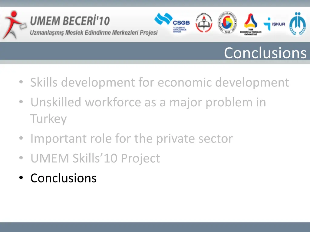 conclusions