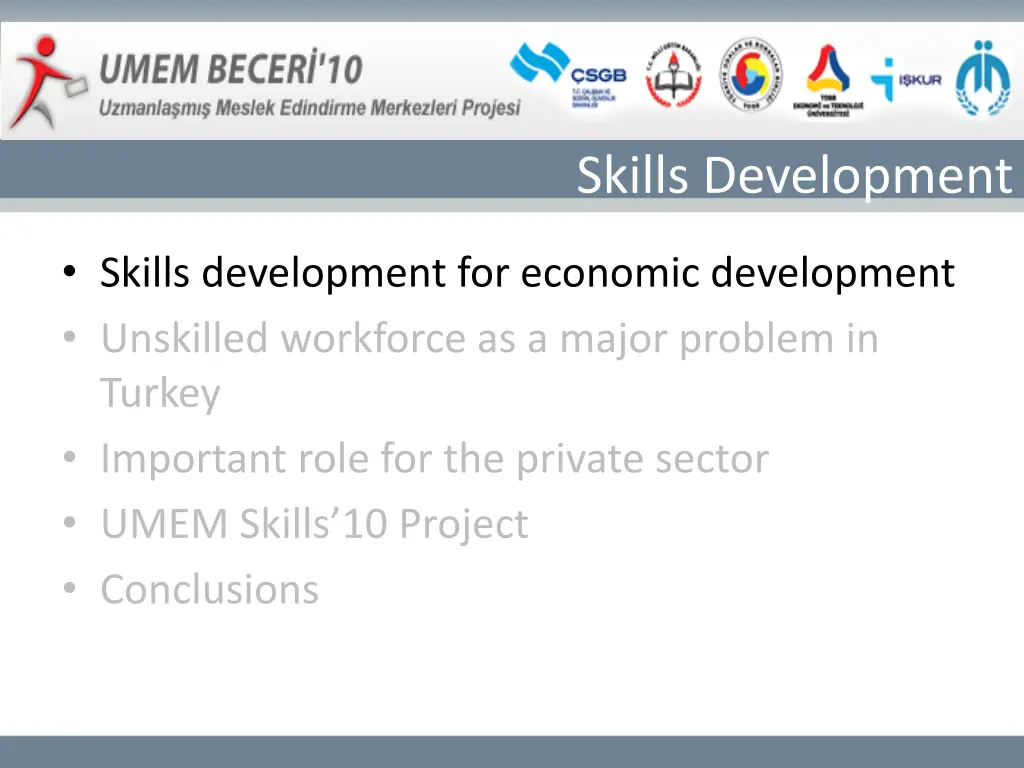 skills development
