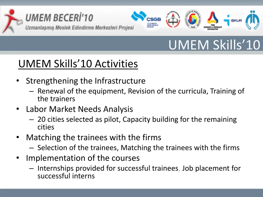 umem skills 10 4