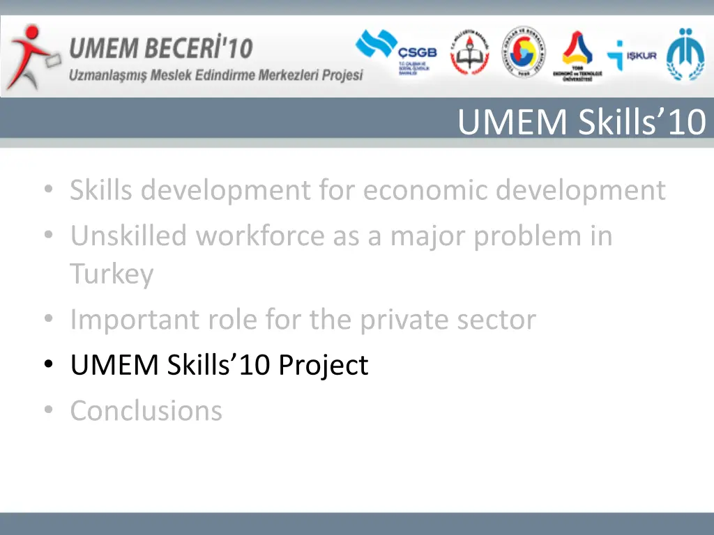 umem skills 10