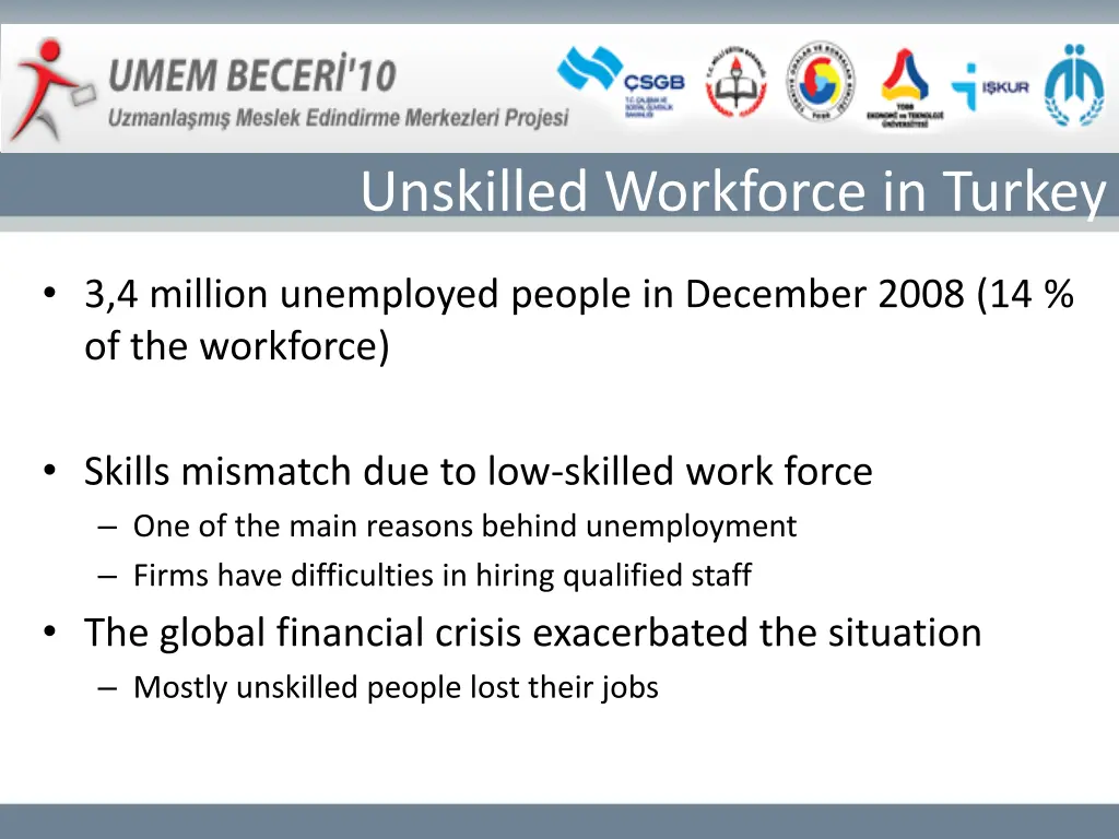 unskilled workforce in turkey 1