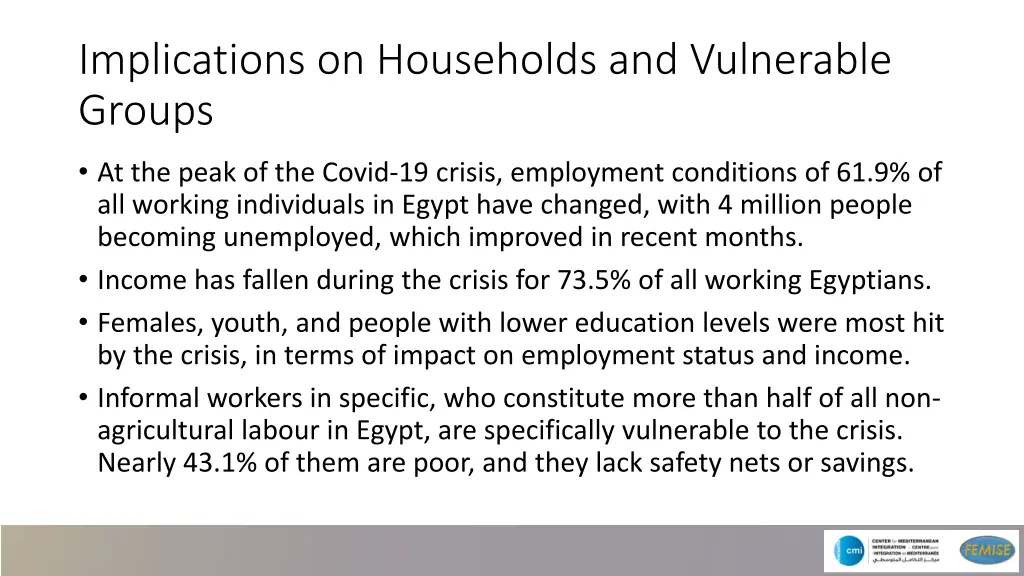implications on households and vulnerable groups 1