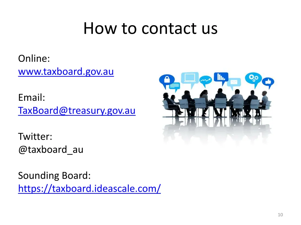 how to contact us
