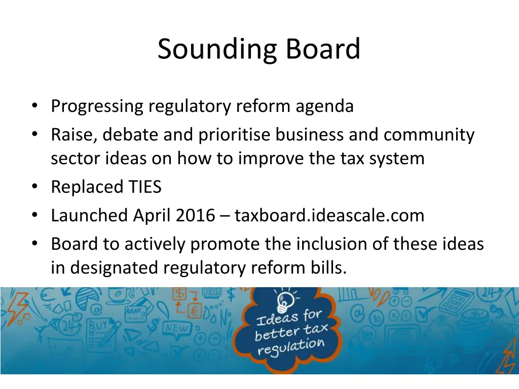 sounding board